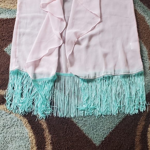 Lularoe Monroe, size small, fringe, great swimsuit cover-up! - Picture 3 of 5
